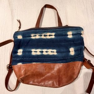 Handmade Boho backpack/ tote